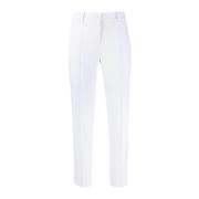 Hvid Casual Slim Crop Pant