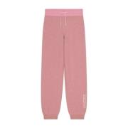 Rosa sweatpants med logo