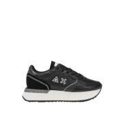 Sort Big Ally PU Sneaker