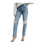 Højtaljede Lana Straight Fit Jeans