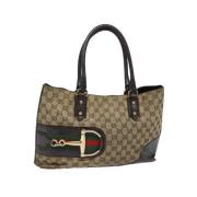 Pre-owned Canvas gucci-tasker