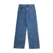 Blå Denim Baggy Jeans