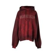 Rød Bubble Hoodie Icarus Stil