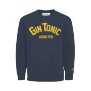 Bomuld Gin Tonic Addicted Herre Sweatshirt