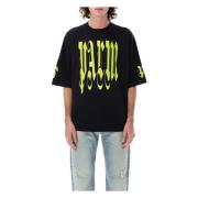 Sort Lime Gotisk Palm T-shirt