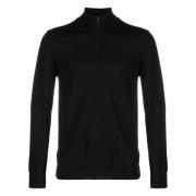 Sort Uld Quarter Zip Sweater