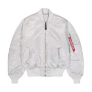 Pastel Grey MA-1 Bomber Jakke