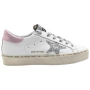 Hvide Glitter og Rose Sneakers