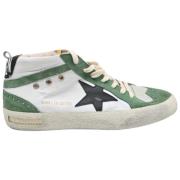 Mid Star Suede White Green Sneakers