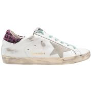 Leopard Print Sneakers Hvid/Ice/Fuxia/Sort