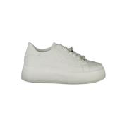 Hvid Polyester Sneaker