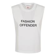 Modeforbryder Slogan Tank Top