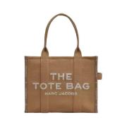 Elegant Jacquard Stor Tote Taske