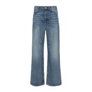 Denim Camal Straight Leg Jeans