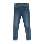 Slim Cut Indigo Blue Denim Bukser