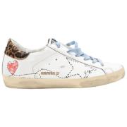 Leopard Horsy Red/Beige Sneakers