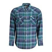 Grøn Flannel Western Skjorte Regular Fit