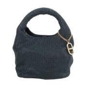 Blå Mini Hobo Taske