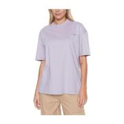 Backphotoprint T-shirt i violet