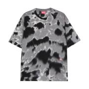 Sort Bomuld Jersey Tie-Dye T-shirts