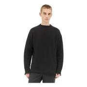 Frayed Crewneck Uld Sweater