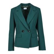 Elegant Blazer med Polyesterblanding