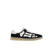 Sort Ruskind Lav-Top Sneakers