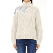 Elegant højhalset sweater