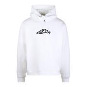 Logo Print Bomuld Blend Hoodie