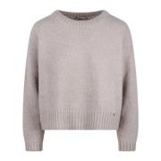 Alpaca Uld Crewneck Sweater FW24 Strikket