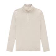 Oblique Half Zip Jumper