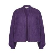 Lilla ribstrikket Harper Cardigan