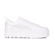 Hvid Glow Lav-Top Sneaker Kvinder