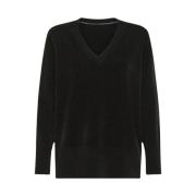 Chenille V-hals sweater