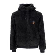 Sherpa Zip Hoodie Graphite