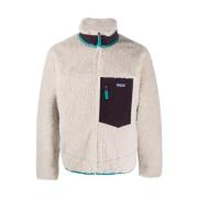 Retro Pels Fleece Jakke