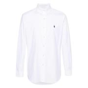 Poplin Button-Down Skjorte med Elastan