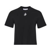 Sort Crew Neck T-shirts og Polos