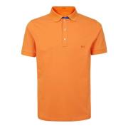 Stræk bomuld polo skjorte orange