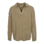 Bouclé Polo Neck Sweater