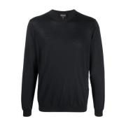 Elegant Blå Herre Sweatshirt