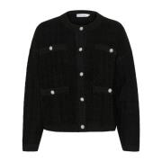 Feminin Cardigan med Smukke Knapper