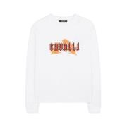 Logo-Print Bomuldssweatshirt Crew Neck