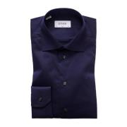 Slim Fit Navy Skjorte