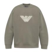 Sweatshirt med logo