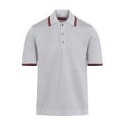 Sølvfarvet Polo Shirt