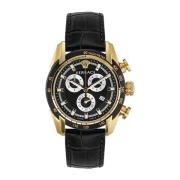 Herre Kronograf V-Ray Chrono Guld Sort VE2I00921