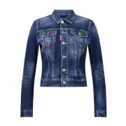 Ripped Denim Jakke Urban Stil