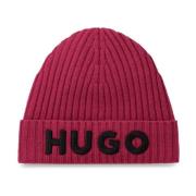 Uld Beanie med Logo Sting