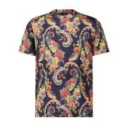 Farverig Paisley Print T-Shirt